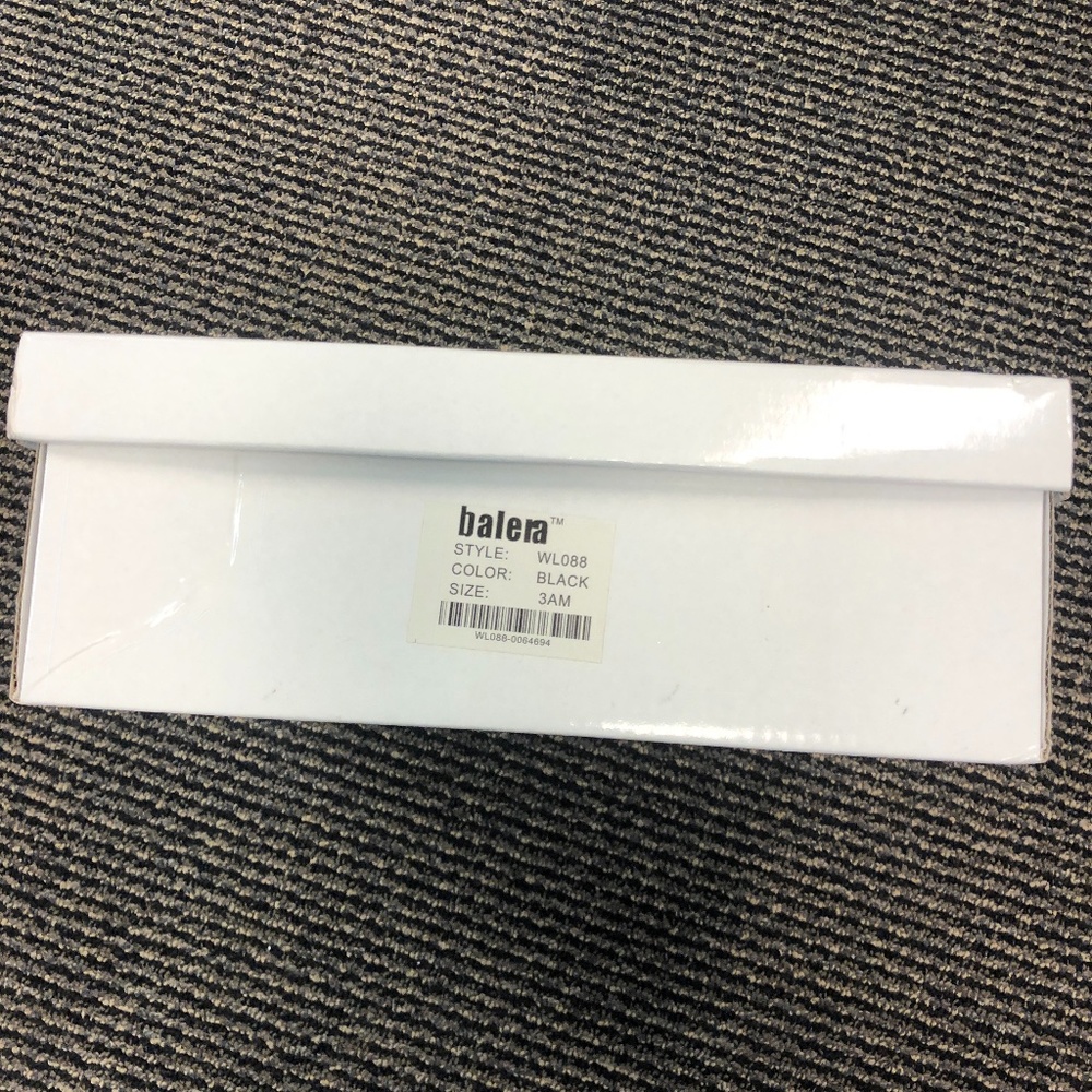 Balera Black Combat Boots (Size 3)